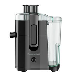 Fruit and Vegetable Juice Extractor with Space Saving Design, Black
