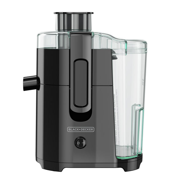 Fruit and Vegetable Juice Extractor with Space Saving Design, Black