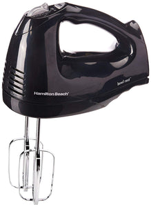6-Speed Hand Mixer with Snap-On Case, Black