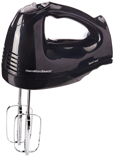 6-Speed Hand Mixer with Snap-On Case, Black