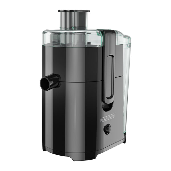  Fruit and Vegetable Juice Extractor with Space Saving Design, Black